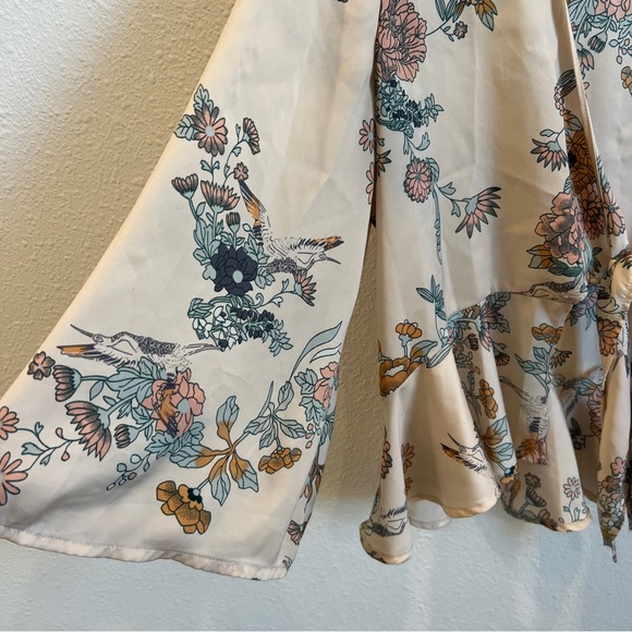 Nordstrom Melrose & Market Light Floral Bolero —So Cute! - Picture 2 of 4